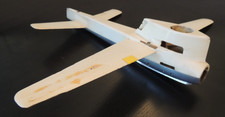 Vtg. Control Line Speed Airplane with Belly Pan - 16" Wingspan, 12" Length