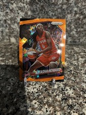 2025 Panini Prizm WNBA Orange Cracked Ice Prizm #54 Natasha Howard Indiana Fever