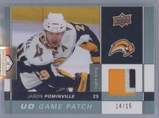 2009-10 Upper Deck Game Patches 14/15 Jason Pominville  Buffalo Sabres #GJ-JP