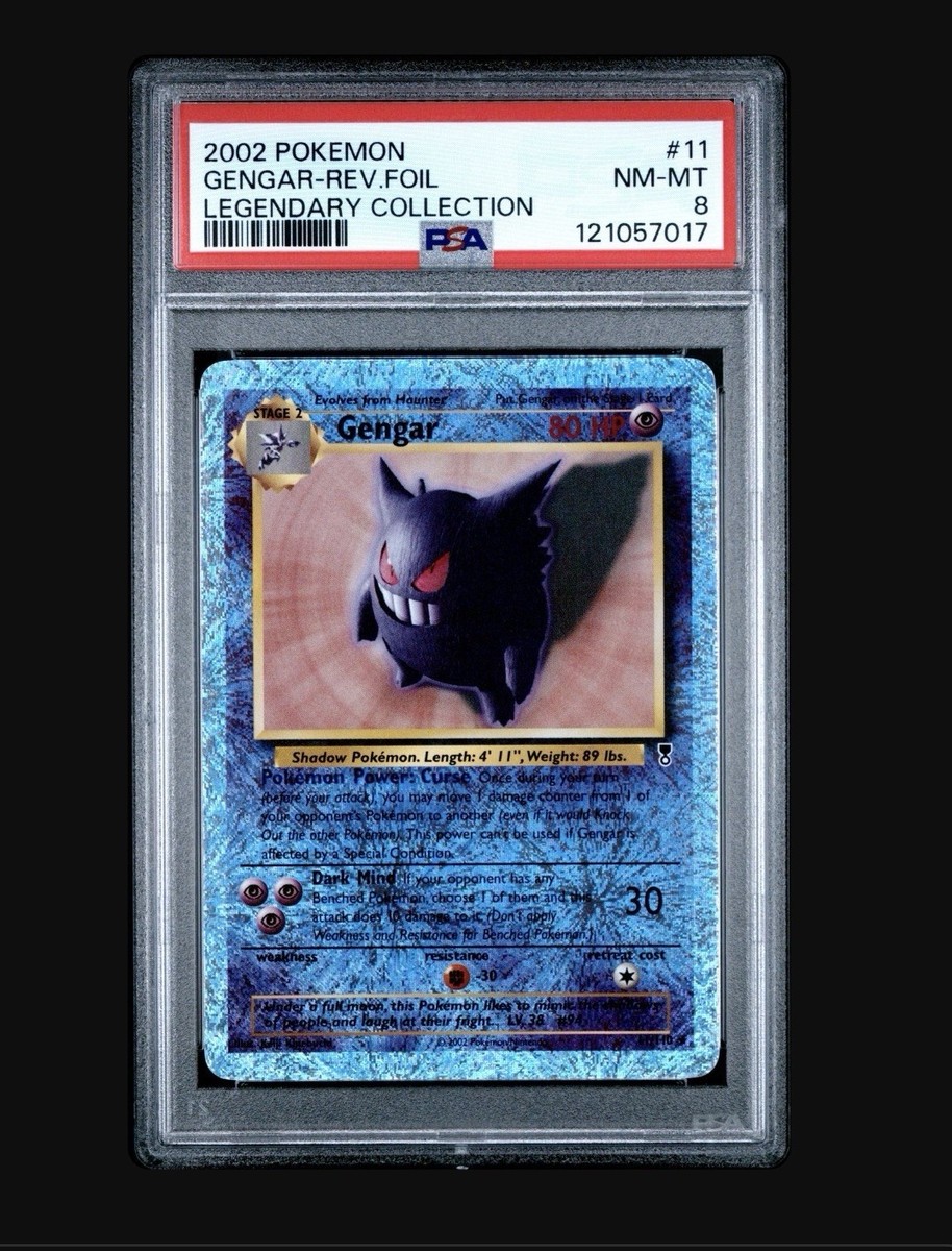 2002 Legendary Collection Gengar Reverse Holo Foil #11 PSA 8 | eBay