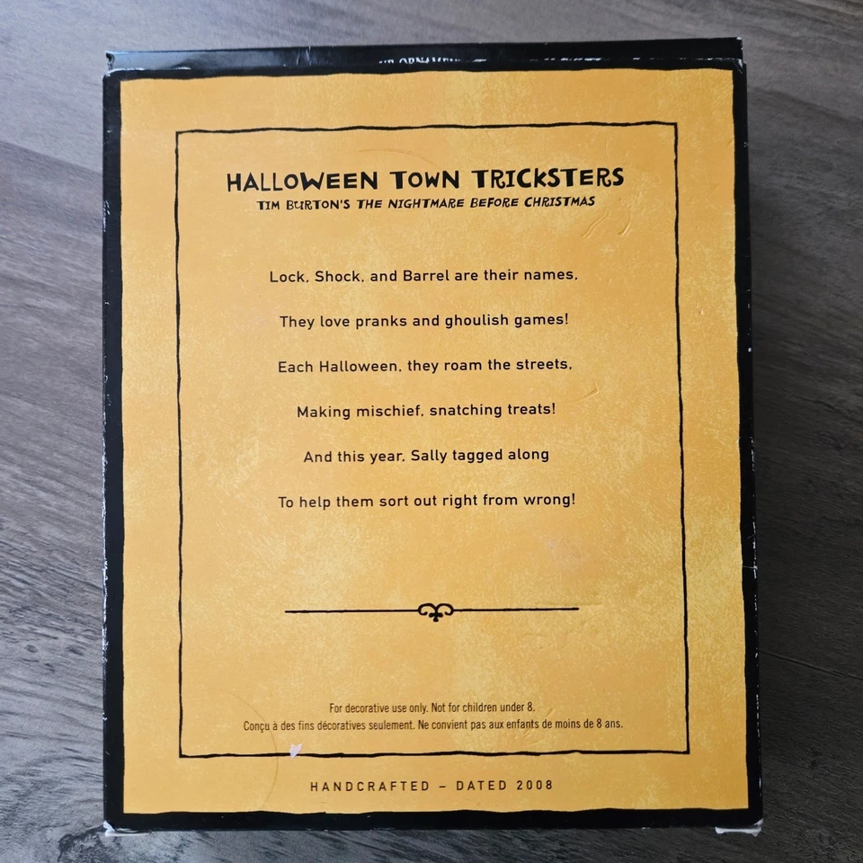 Hallmark Keepsake Halloween Town Pesadilla antes de Navidad adornos 2008 Foto 2 de 4