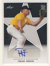 TREVOR HASKINS 2020 Leaf Perfect Game National Showcase Black AUTO /50 CARDINALS