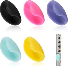 5 Pcs Flute Thumb Rest Cushion, Soft Silicone Finger Cover Protector Clarinet Th