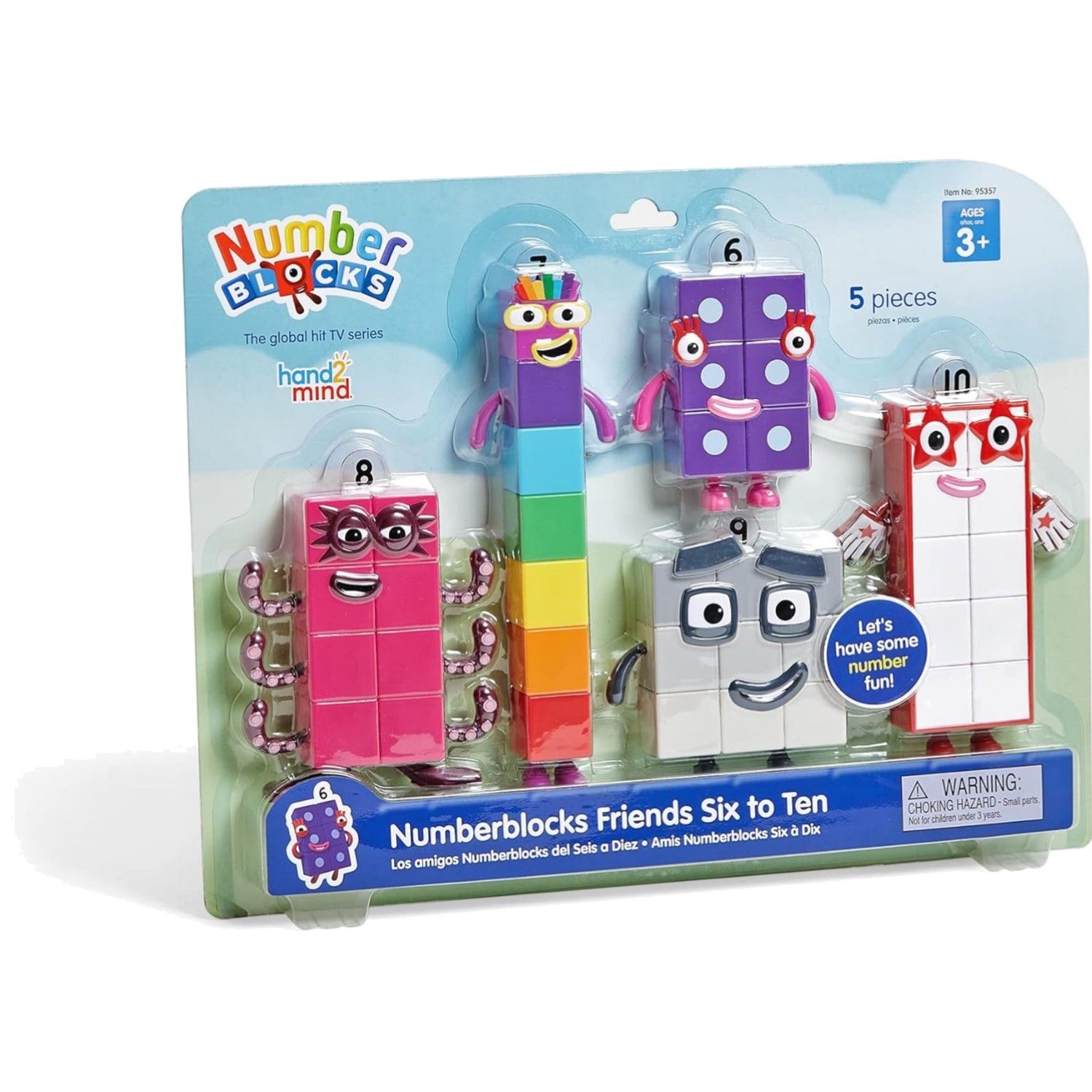 Numberblocks Friends Set Kids Ages 3 4 5 Educational Toy Figures for Pretend ...