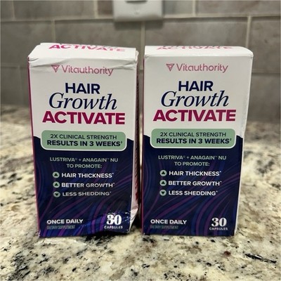 Vitauthority Hair Growth Activate Growth Promoter Supplement 2 PACK
