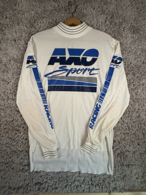 Vintage 80 s-90 s AXO Sport Motocross/BMX Long Sleeve Jersey XL Made In USA