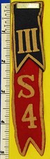 '37 Complete BSA National Jamboree Shoulder Hanger Region III Section S Troop 4