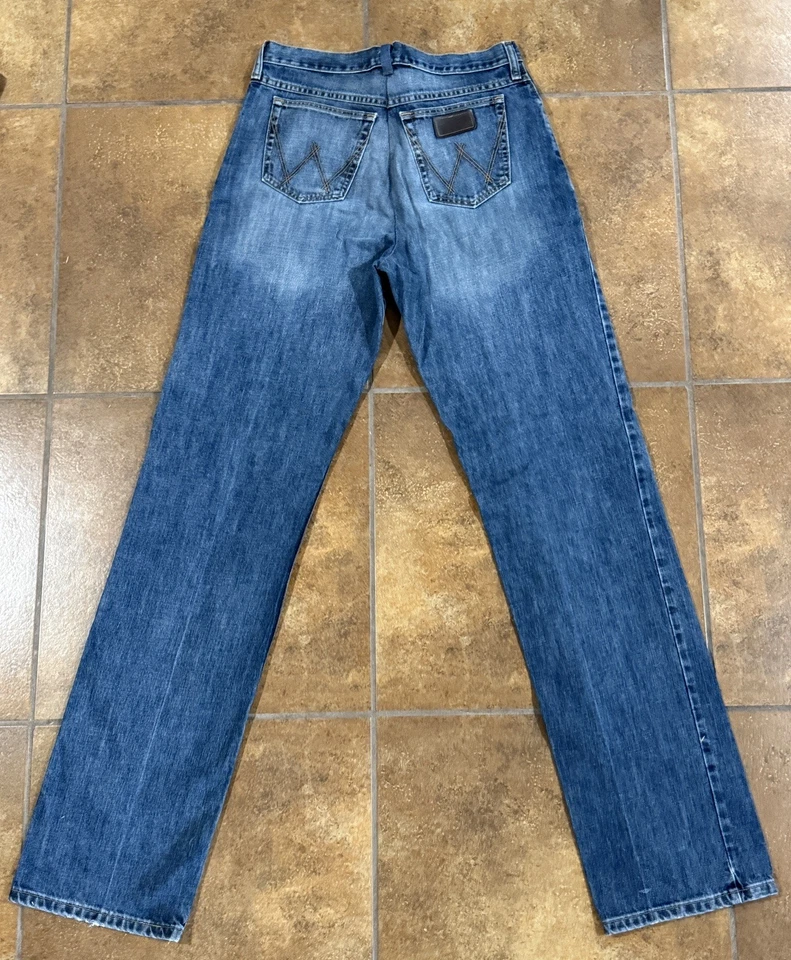 Pantalones de mezclilla para hombre Wrangler 20X 32x38 azul corte bootcut rodeo estilo vaquero Foto 2 de 4