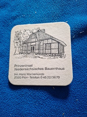 Beer mat Plön - Prince Island - Jever