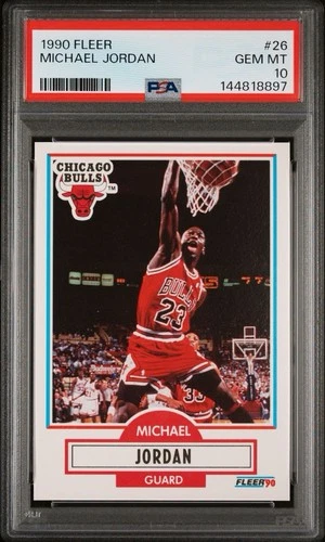 1990 FLEER #26 MICHAEL JORDAN PSA 10 🔥 🐐