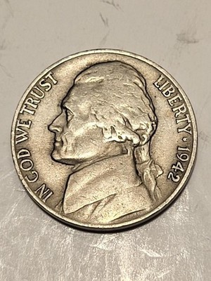 1942 D Jefferson Nickel Tougher Date !!!  B