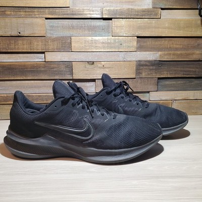 Nike Black and Gray Athletic Sneakers- PREOWNED NIKE Black Gray Training Lace Up Athletic Sneakers Running  main image 3