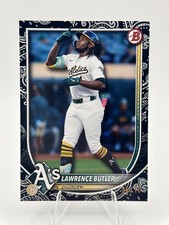 2025 Bowman Larence Butler #14 Paper Base Black Bandana Border Athletics /10