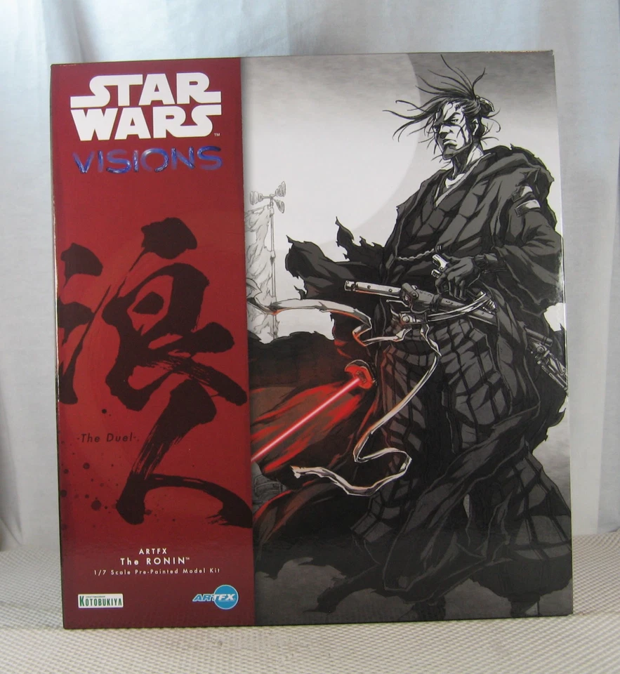 Star Wars: Visions The RONIN 1/7 ArtFX The Duel Estatua Takashi Okazaki SELLADA Foto 4 de 4