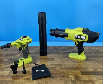 #ad Ryobi 18V Compact Blower and High Volume Inflator TOOL ONLY Tested and Works $79.99