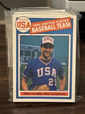 1984 Topps Will Clark Olympic United States Team Mississippi State RC Quantity