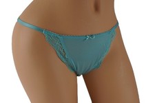 .VICTORIA'S SECRET DREAM ANGELS SMOOTH SATIN STRING BIKINI PANTY