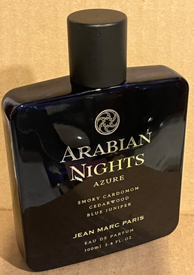 Men Jean Marc Paris Arabian Night Azure EDP Eau De Parfum 3.4 oz-100 ml Spray