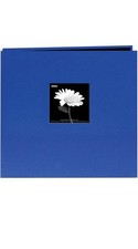 Pioneer Book Cloth Cover Post Bound Album 12"X12" Cobalt Blue