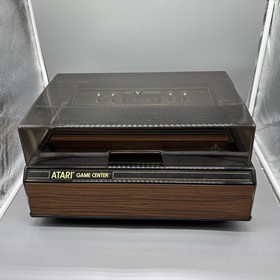 Orig Atari 2600 VCS W Controllers Game Center 25 Games Game Case & Adapter Works