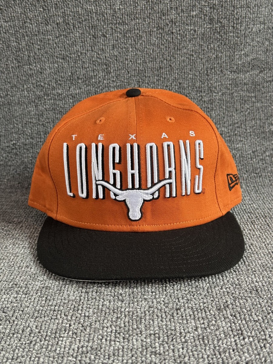 New Era Texas Longhorns 9FIFTY Snapback Black Burnt Orange One Size