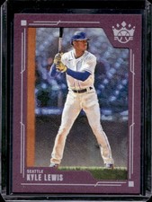 2022 Panini Diamond Kings Kyle Lewis Plum Frame #57 Mariners