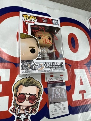 WWE Shawn Michaels #50 Funko Pop! Autographed