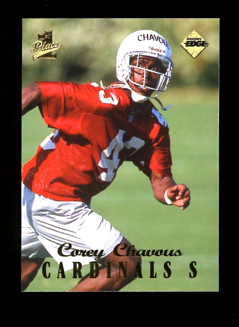 1998 Collector's Edge 1st Place #46 Corey Chavous Arizona Cardinals RC QTY