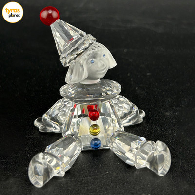 Swarovski Silver Crystal Clown Figurine