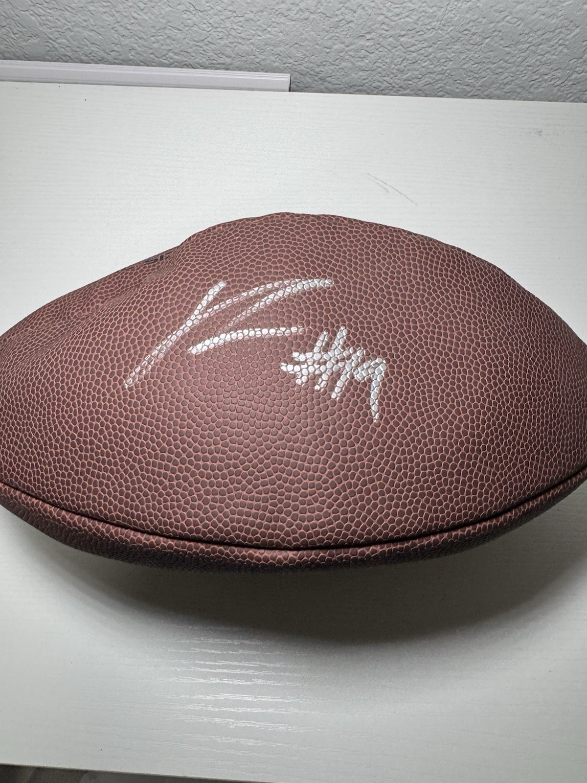 Kadarius Toney Autographed Signed Kansas City Chiefs Football Beckett Witnessed 