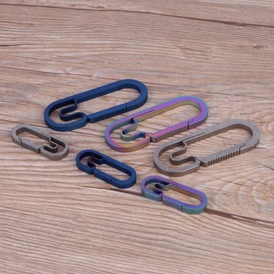 Alloy Hanging Buckle Camping Carabiner Snap Hooks Keychain Outd