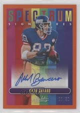 2023 Panini Absolute Spectrum Signatures Orange 28/50 Mark Bavaro Auto 1mx6