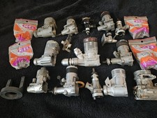 Vintage Rc Glow Engine Lot Kb Fox 36x19 Super Tigre Mvvs Parts Rebuild