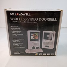 Bell and Howell Wireless Video Doorbell 2.4 GHz Video Door Intercom System New
