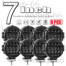 7 Inch Round Led Work Light Pods Spot Flood Combo Fog Lamp Offroad Driving Car 7 Inch Round Led Work Light Pods Spot Flood Combo Fog Lamp Offroad Driving Car
