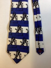 The Beatles Necktie "The Beatles by the Sea" 100 Si1k 1991 Apple Vintage Tie