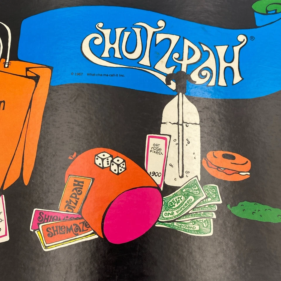 VTG Chutzpah 1967 Board Game GELT MONEY  & DICE Replacement - Image 3 of 3