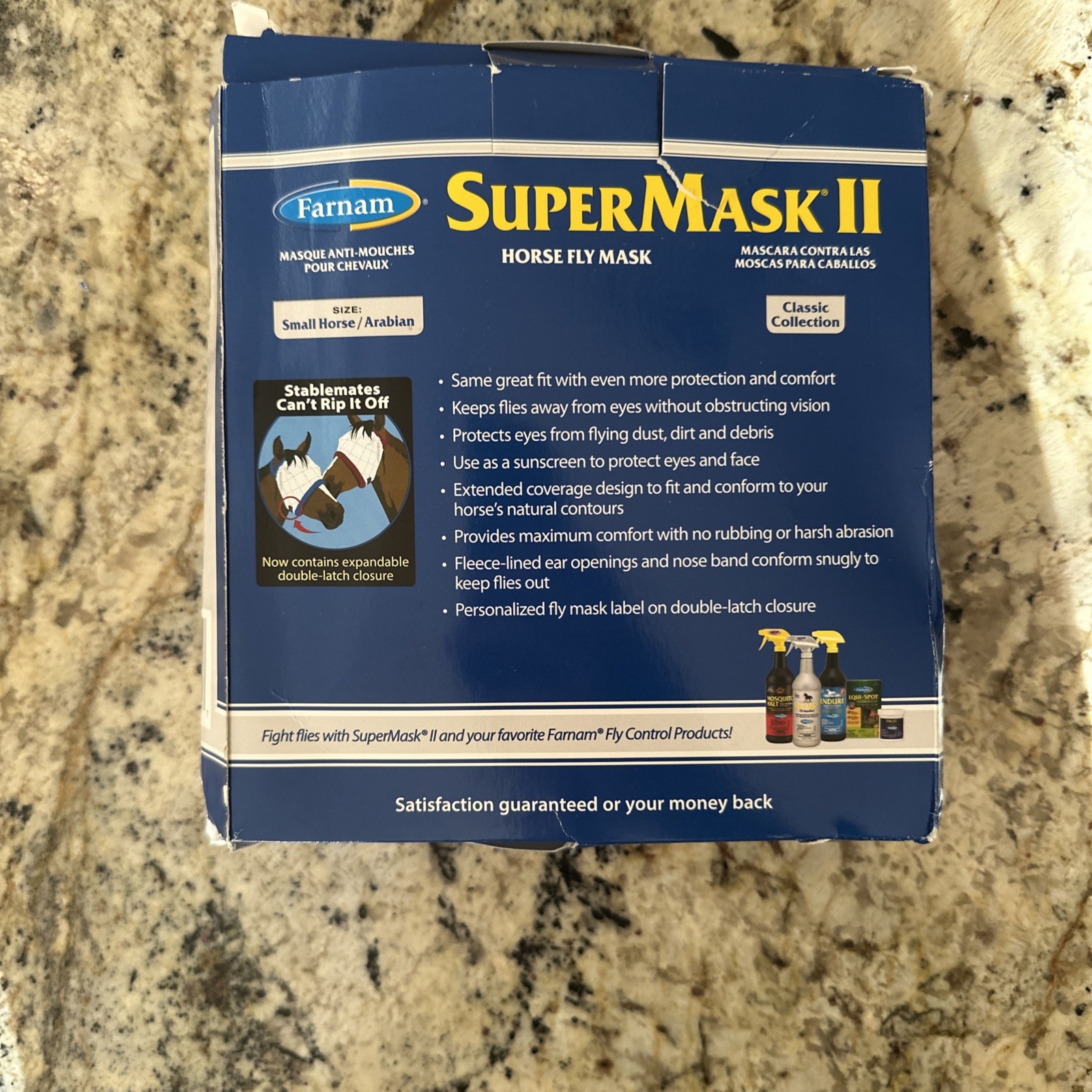 HORSE  OWNERS:  SuperMask II Fly Mask without EarsSmall Horse/Arabian  1 Count