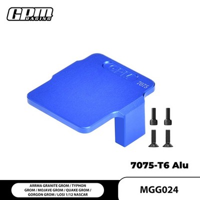 GPM Alloy Servo Mount/Radio Deck For ESC ARRMA 1/18 Granite Grom, Mojave Grom