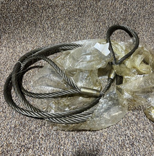Dayton Sling Wire Rope 6x19 Iwrc 20 Ft. Replacement Heavy Duty