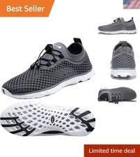 Men's Quick Drying Aqua Water Shoes,3-Second Drainage  All-Terrain for Swimm...
