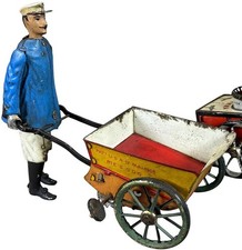 ca1905 TIN LITHOGRAPH WIND UP TOY - TAP TAP PORTER By ERNST PAUL LEHMANN