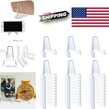 Acrylic Display Easel Stands 36 Pcs Clear and Sturdy for Coins Medals Cards