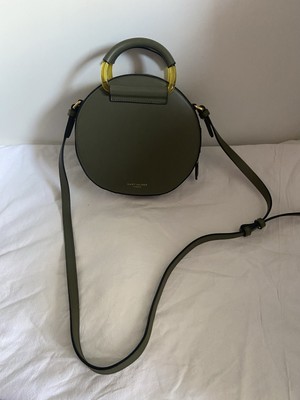 Neu Kurt Geiger London Leder Tasche Umhängetasche Grün H 21 B 21 T 6 Hoher NP
