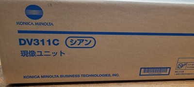 Konica Minolta DV-311 Developer Unit A0XV0KD, Cyan, **Genuine Konica Minolta OEM