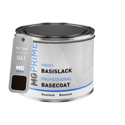 Autolack Dose spritzfertig für Seat 041 A1 Negro Ebano Schwarz Basislack 0,5L