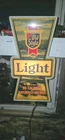 Vintage Old Style Light Lighted Beer Sign Works