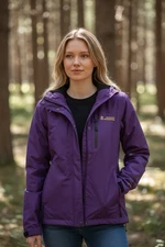 NWoT MOERDENG Coat Women Waterproof Ski Jacket Winter Snow Hood M Purple