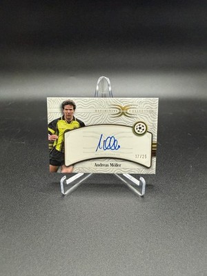 ANDREAS MOLLER 2024-25 TOPPS DEFINITIVE UCC LA-AM BORUSSIA DORTMUND AUTO #'d /25