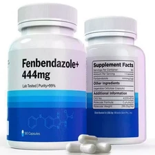 FENBENDAZ0LE 444 mg 90 caps– Advanced Dietary Supplement | 90 Capsules | Non-GMO